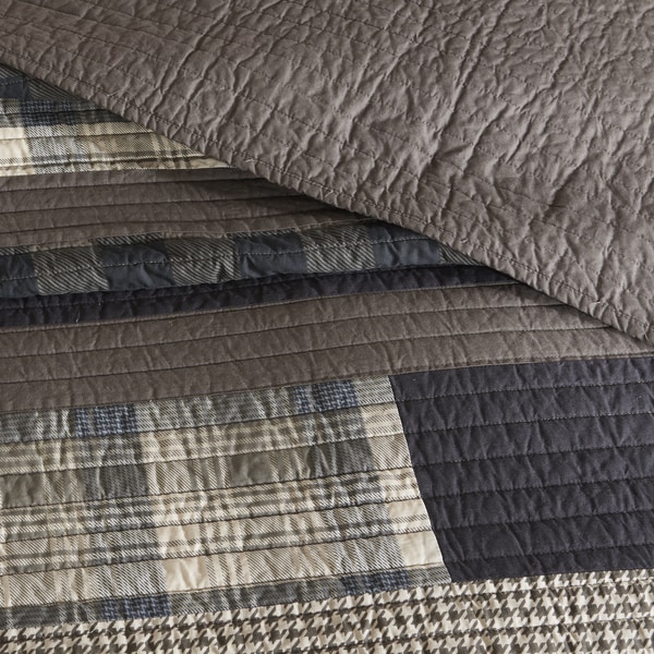 Woolrich Winter Plains 100-percent Cotton Oversized Quilt Mini Set