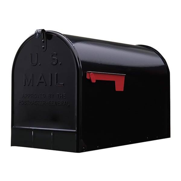 Solar Group ST200B00 Black Jumbo Size Rural Mailbox