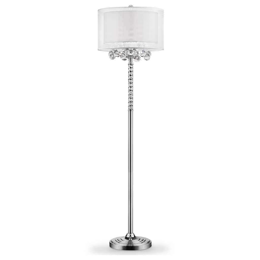 62.5" MOISELLE CRYSTAL FLOOR LAMP