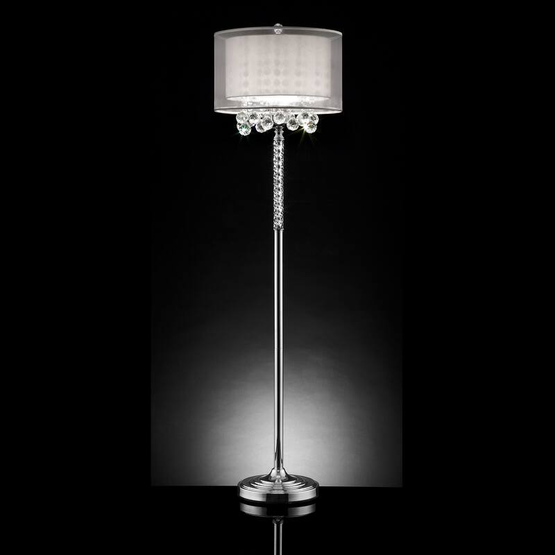 62.5" MOISELLE CRYSTAL FLOOR LAMP