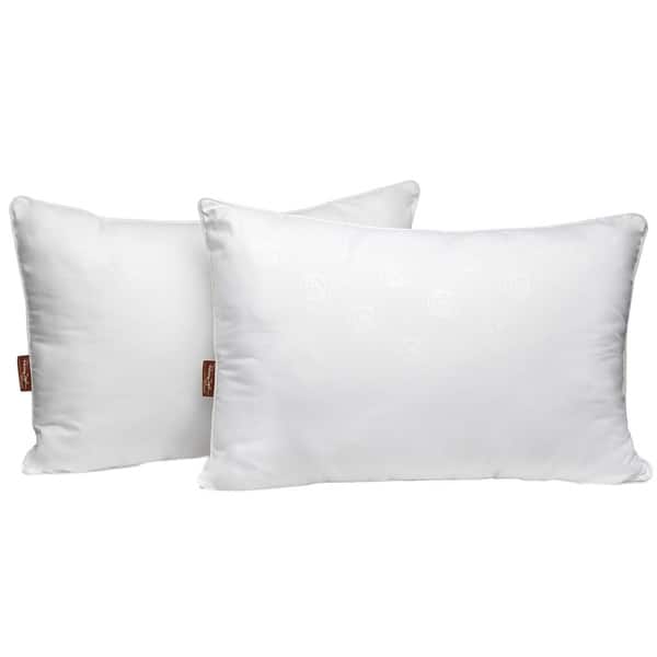 slide 2 of 4, Panama Jack Luxury Embossed Microfiber Bed Pillow (Set of 2) - White