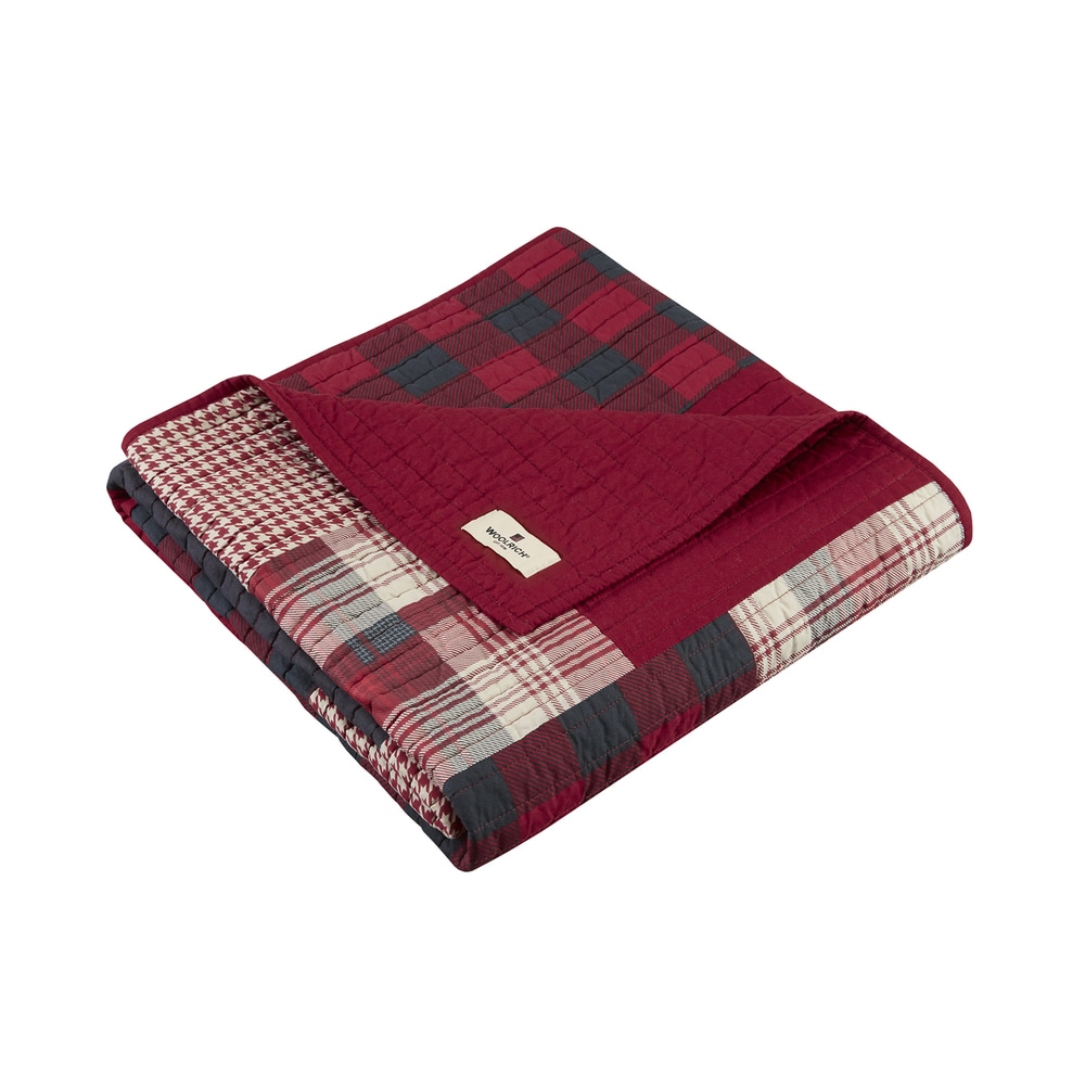 Woolrich Sunset Red Cotton Thread Count Printed Quilted Throw On Sale Overstock 12614101