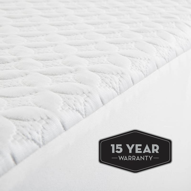 Sleep Tite Five 5ided IceTech Mattress Protector - White