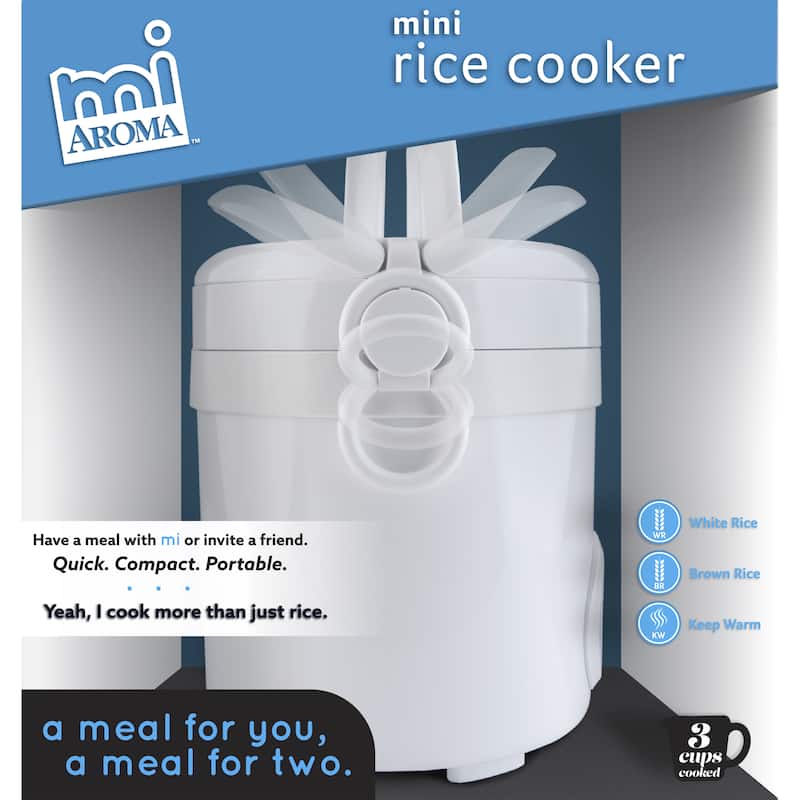 Aroma MRC-903D MI 3-Cup Digital Cool Touch Rice Cooker