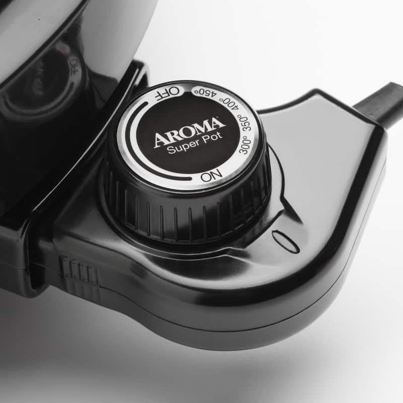 Aroma ASP-137B Black 3-quart 3-In-1 Grillet
