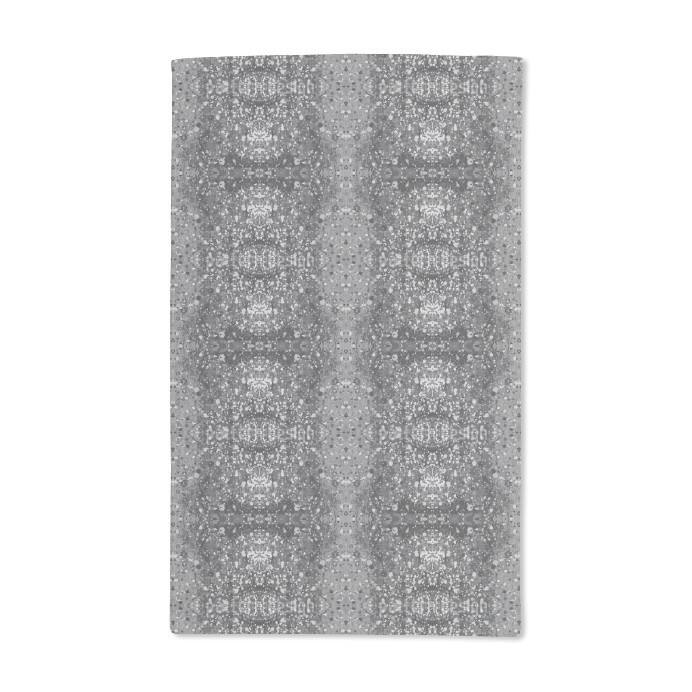 Stained Gray Hand Towel (Set of 2)