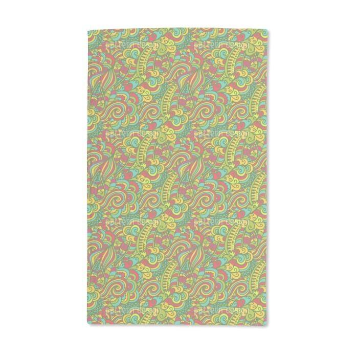 Lucky Dragon Fantasy Hand Towel (Set of 2)