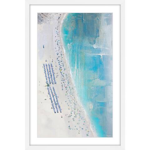 Handmade Parvez Taj - The Coast Framed Print