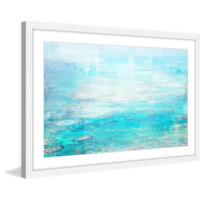 Parvez Taj - 'White Surf' Framed Painting Print