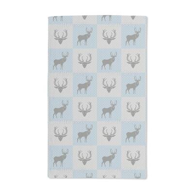 The Forest King Blue Hand Towel (Set of 2)