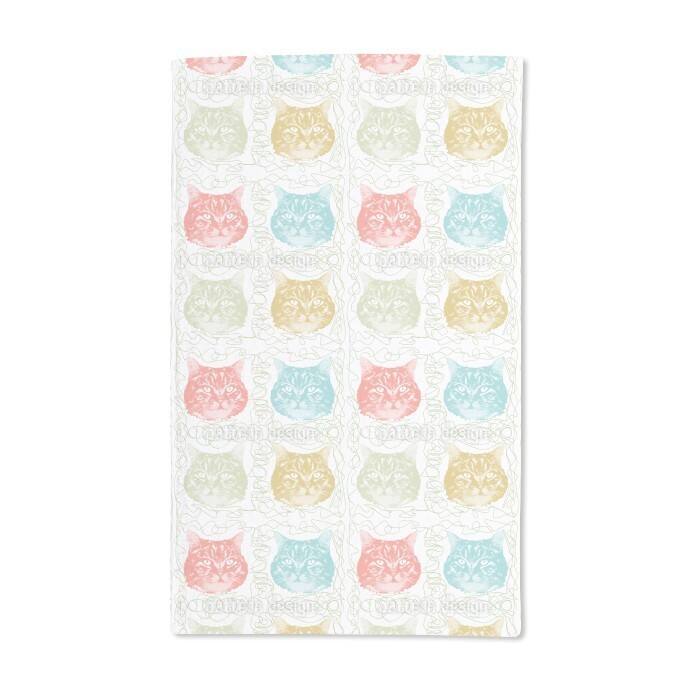 Kitty Minka Loves Wool Hand Towel (Set of 2)