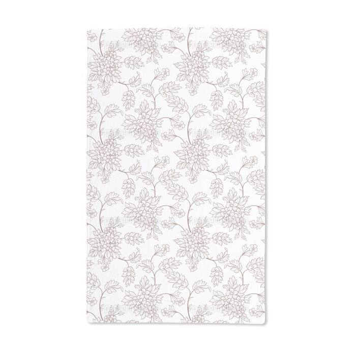 Bouquet Outlines Hand Towel (Set of 2)