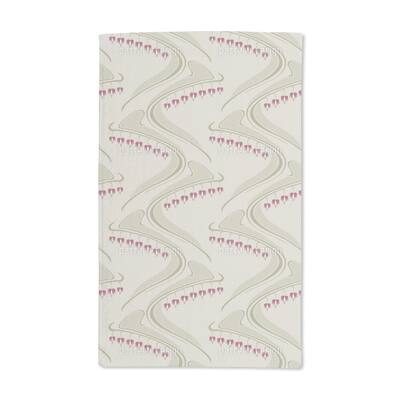 Heart Shaped Beige Hand Towel (Set of 2)