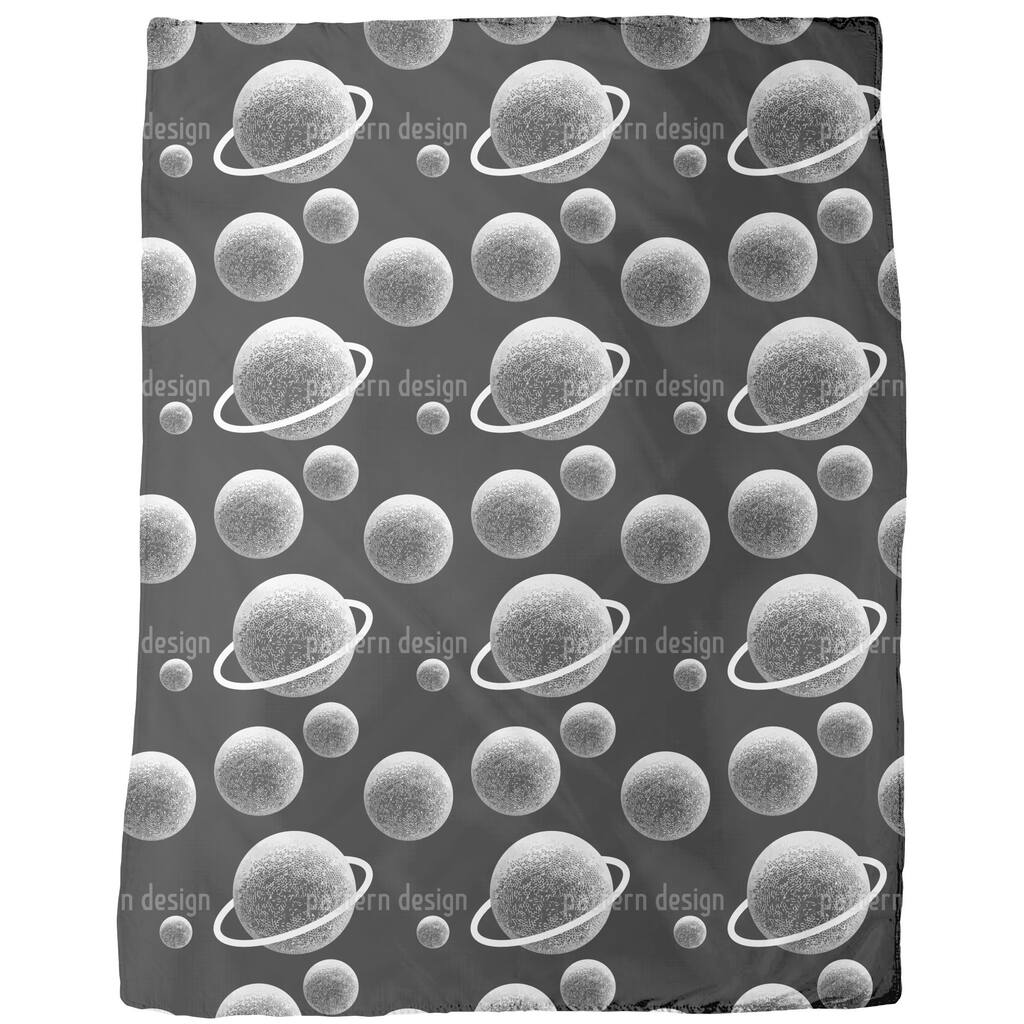 Cold Planets Fleece Blanket