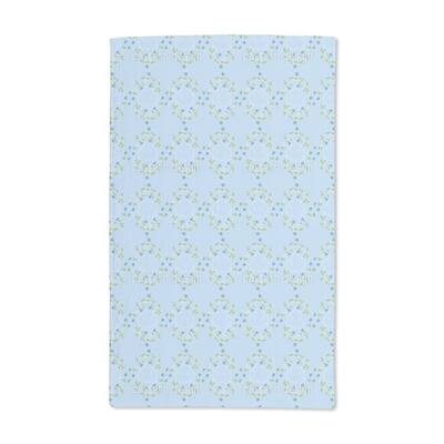 Forget Me Not Blue Hand Towel (Set of 2)