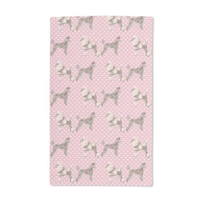 Poodles With Heart Hand Towel (Set of 2)