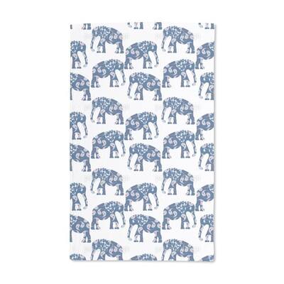 Patchwork Elephant Hand Towel (Set of 2)