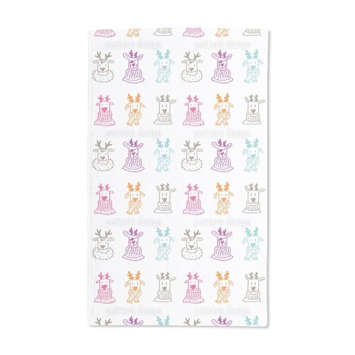 Rudolf and Friends Hand Towel (Set of 2)