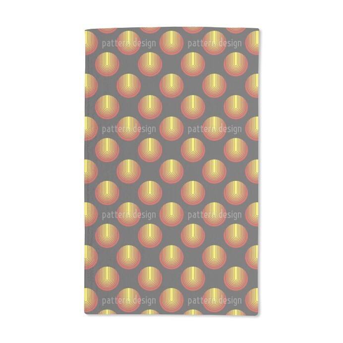 Sarastros Circles Hand Towel (Set of 2)