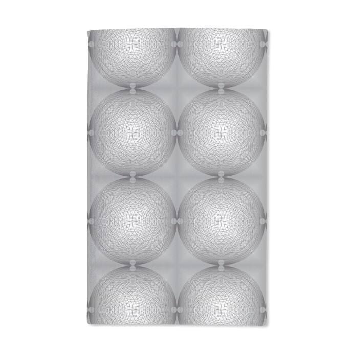 Hypnotic Circle Shine Hand Towel (Set of 2)