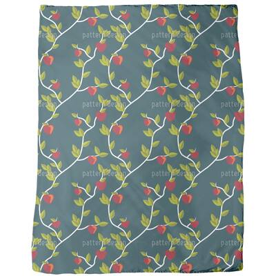 Garden of Eden Night Fleece Blanket