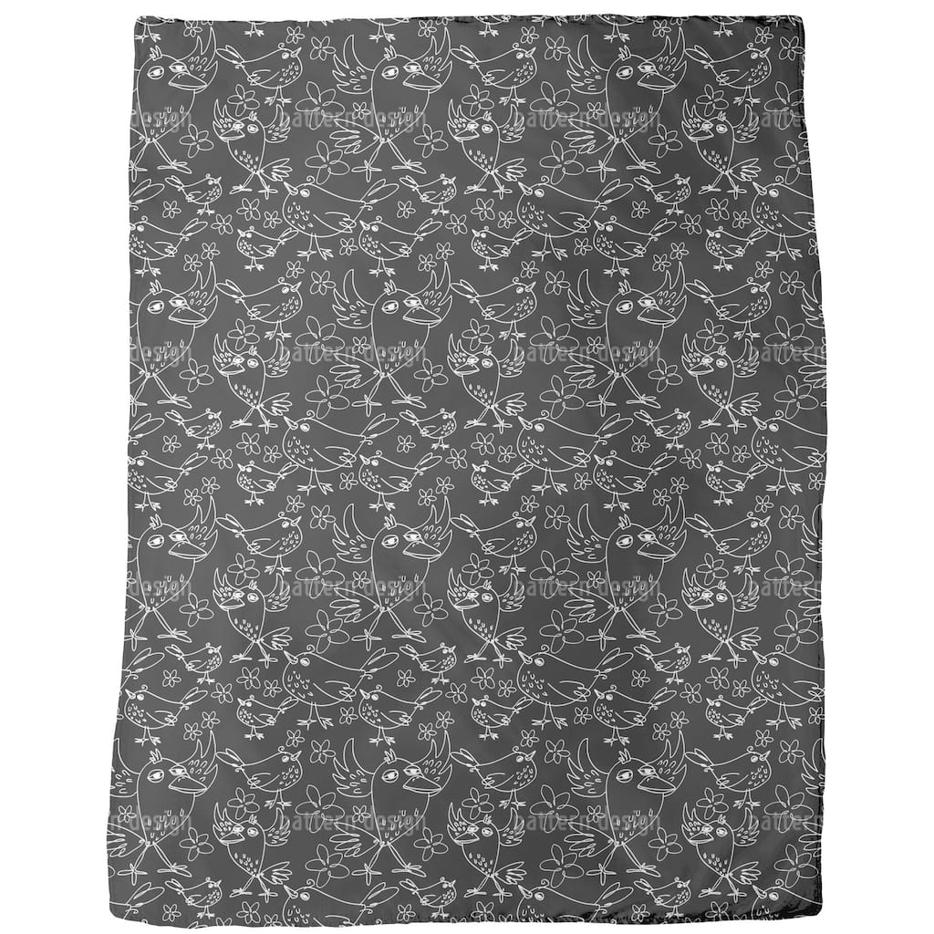 Songbird Sing Fleece Blanket