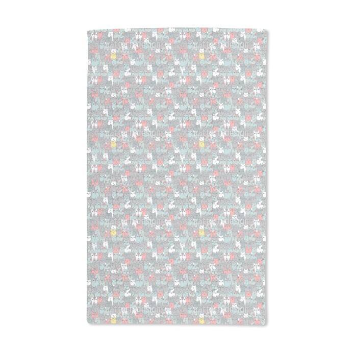 Cats Family Hand Towel (Set of 2)