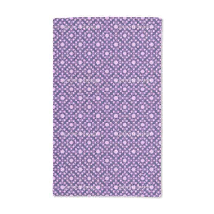 Violet Dots Hand Towel (Set of 2)