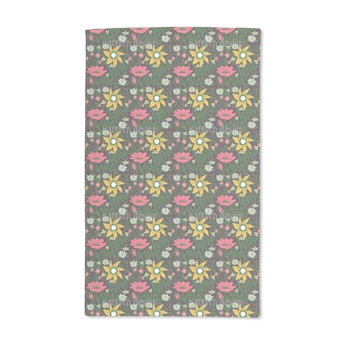 Alpine Magic Garden Hand Towel (Set of 2)