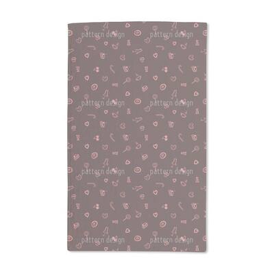 I Love Sweets Hand Towel (Set of 2)