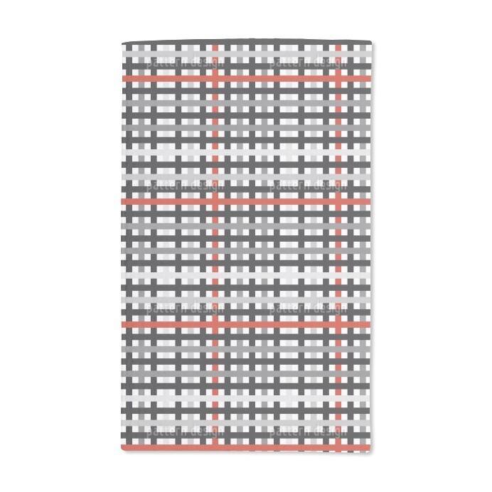 Modern Check Hand Towel (Set of 2)