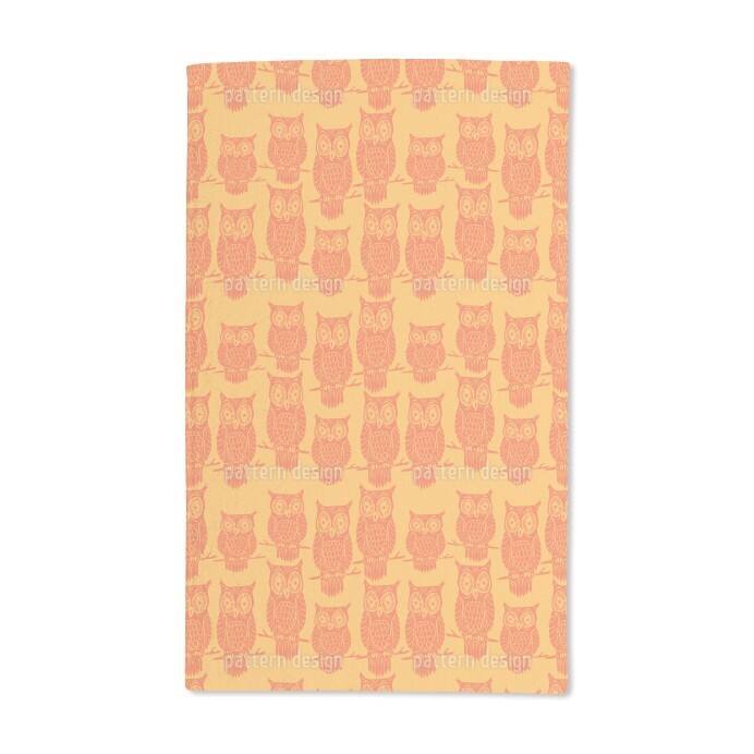 Owl Look Hand Towel (Set of 2)