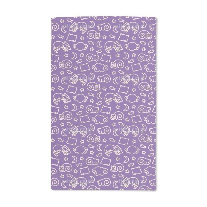 Sleepy Cats Hand Towel (Set of 2)
