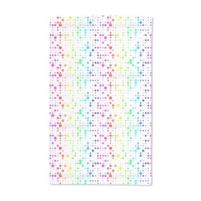 Rainbow Confetti Grid Hand Towel (Set of 2)