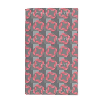 Geometric Rotation Hand Towel (Set of 2)