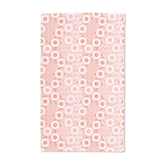 Candy Flowers on Mosaic Hand Towel (Set of 2)