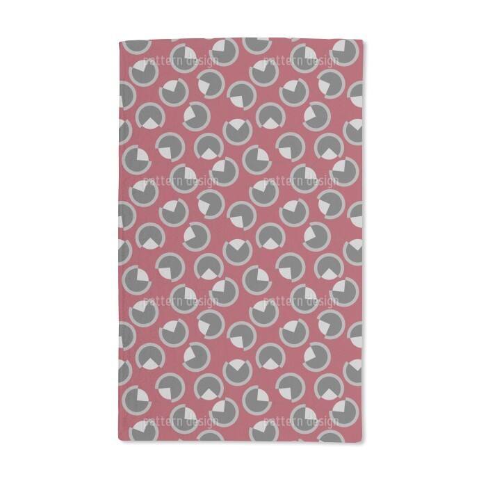 Three-Quarter Circles Hand Towel (Set of 2)