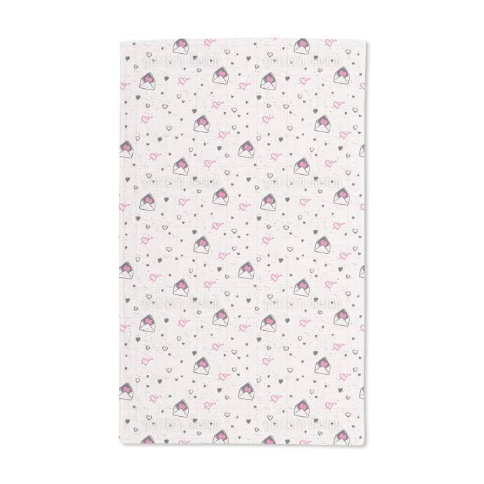 Heartfelt Love Letters Hand Towel (Set of 2)