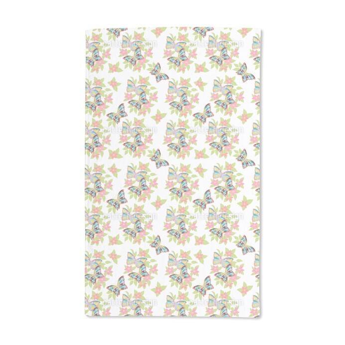 Fresh Floral Bouquets Hand Towel (Set of 2)