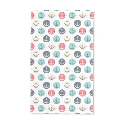 Anchors of Love Hand Towel (Set of 2)