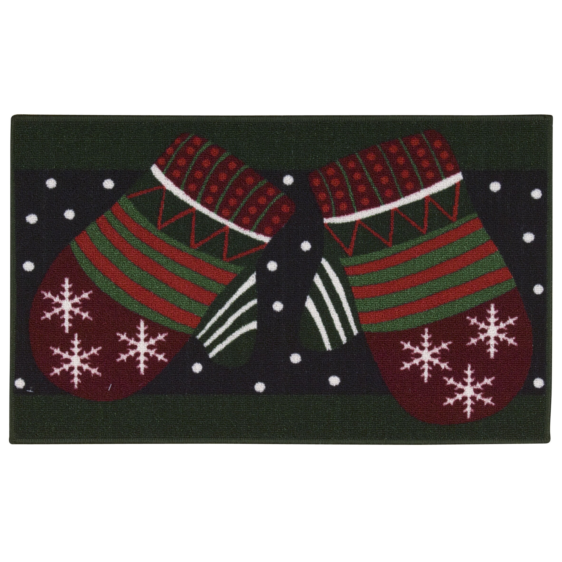 Nourison Essential Elements Mittens Black Accent Rug - 1'6" x 2'3"