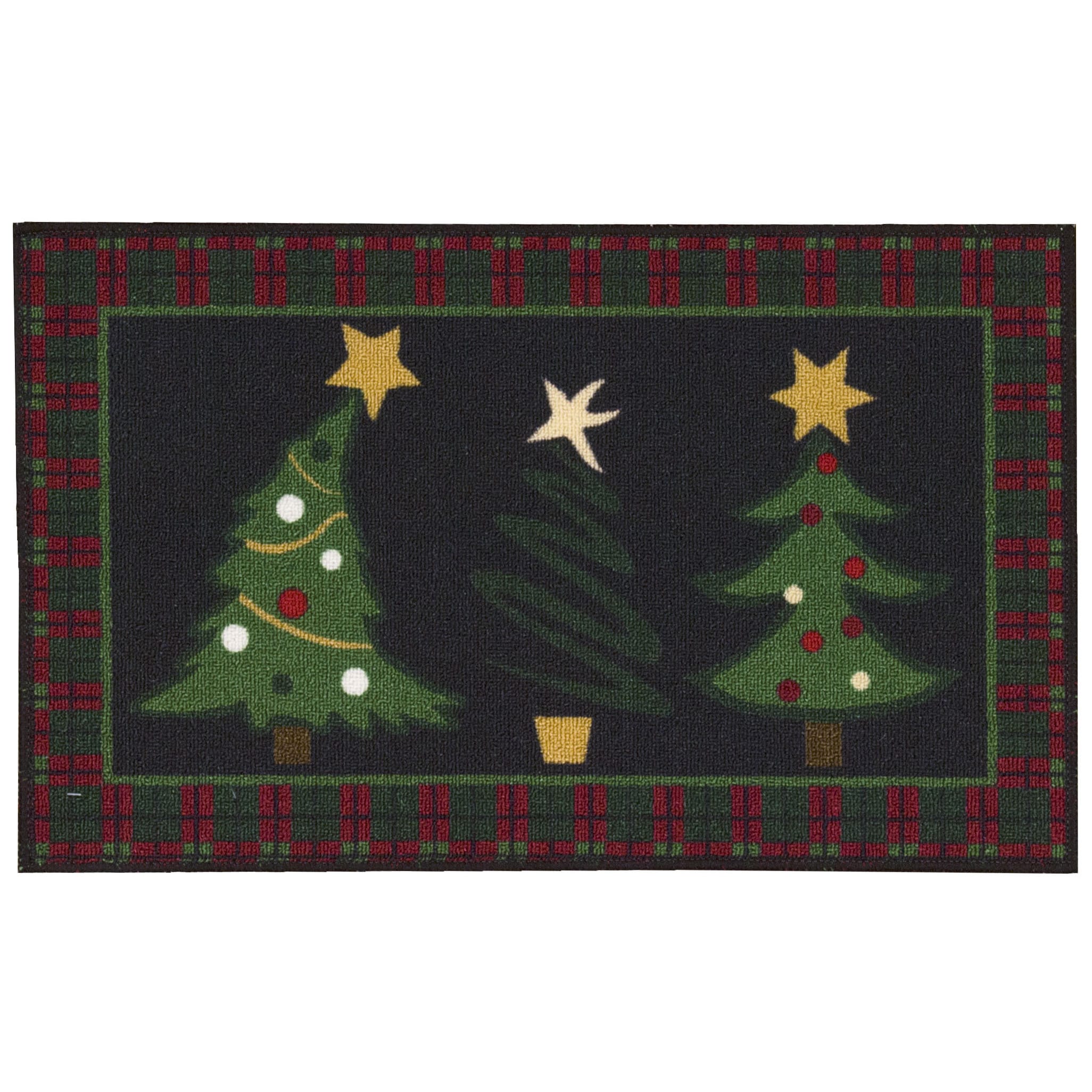 Nourison Essential Elements Trees Black Accent Rug - 1'6" x 2'3"