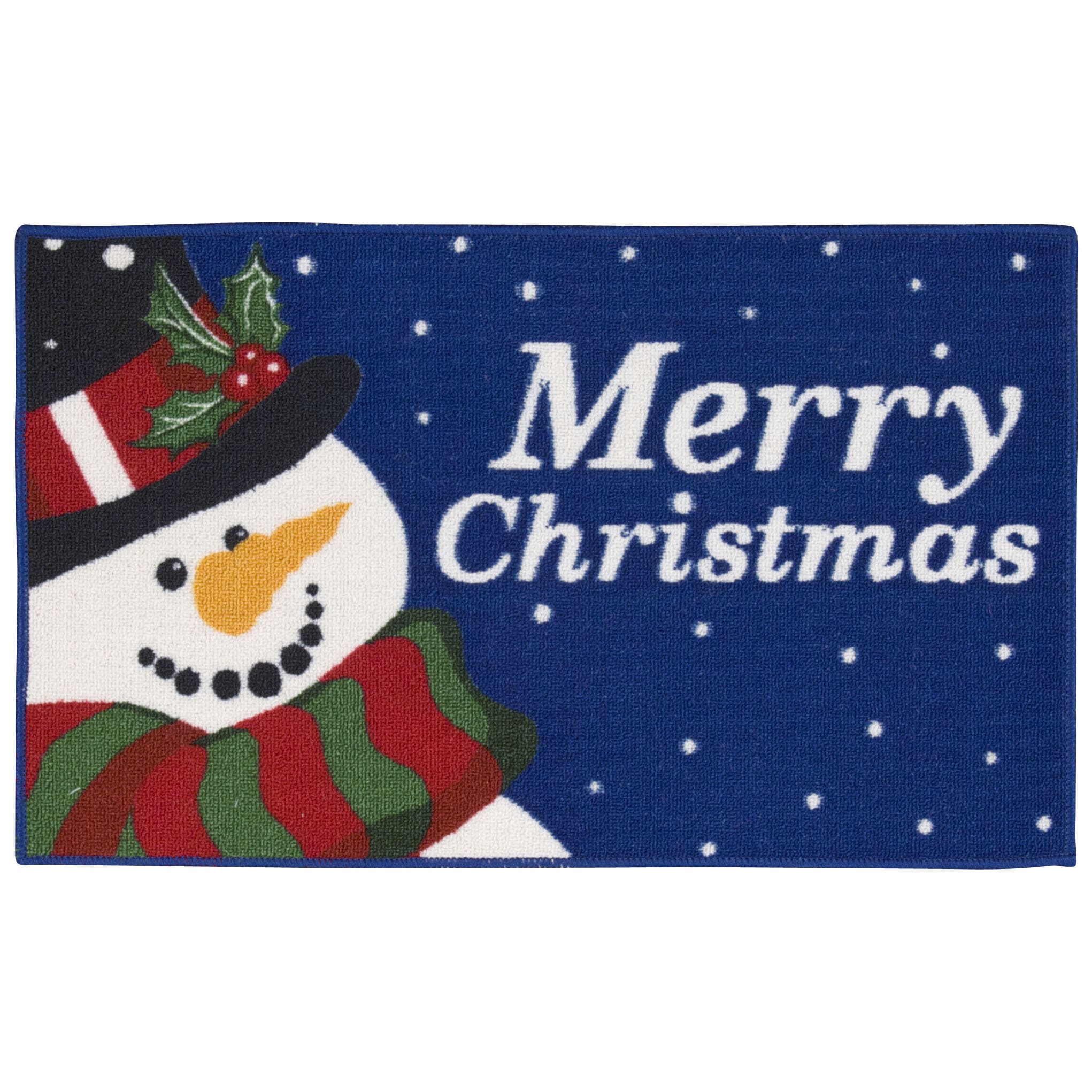 Nourison Essential Elements Snowman Navy Accent Rug - 1'6" x 2'3"