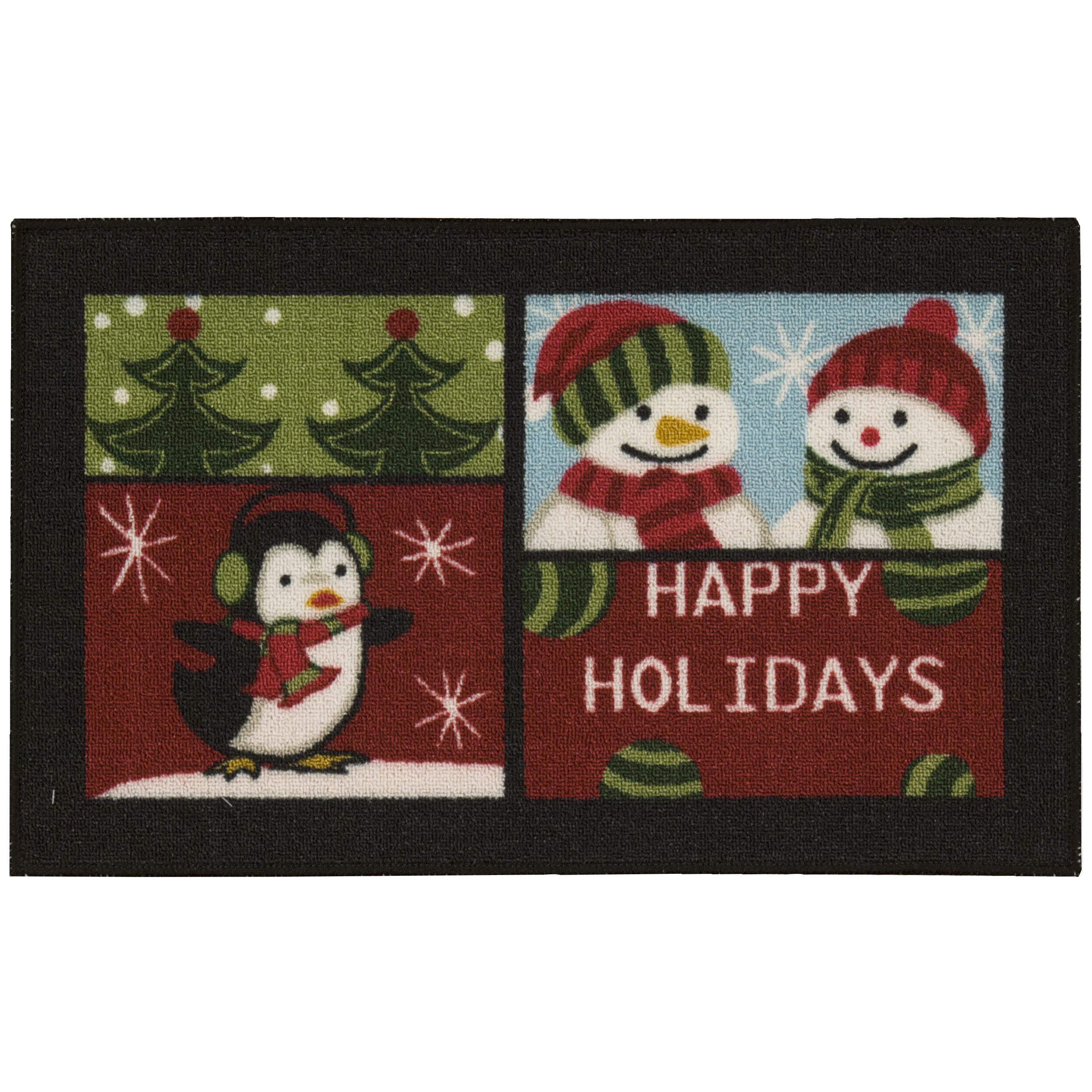 Nourison Essential Elements Penguin Grid Multicolor Accent Rug - 1'6" x 2'3"