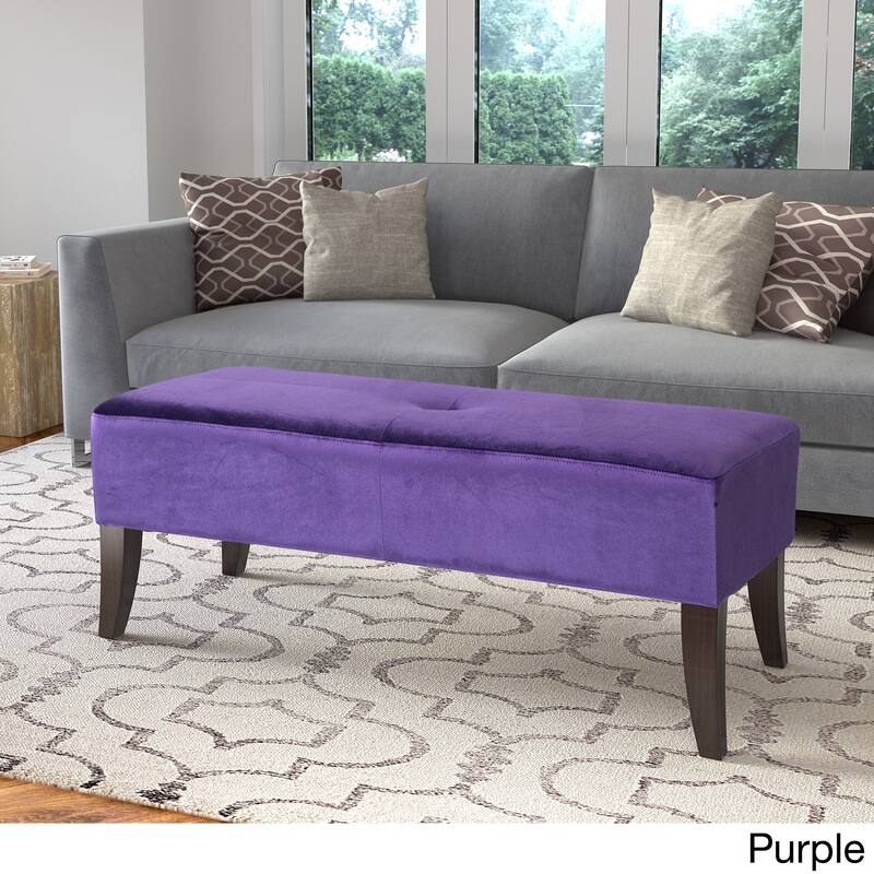Antonio 46inch Wide Velvet Upholstered Bench