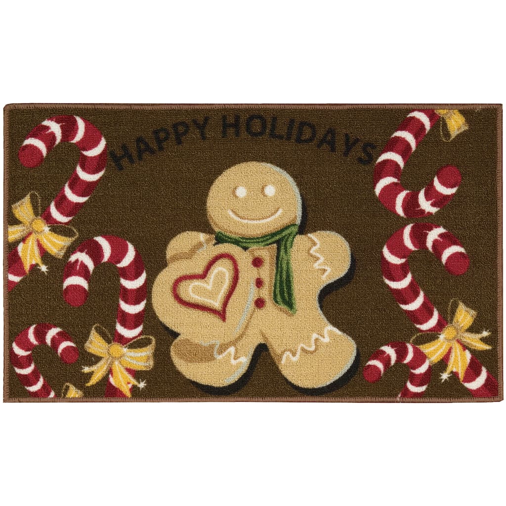 Nourison Essential Elements Brown Accent Rug - 1'6" x 2'3"