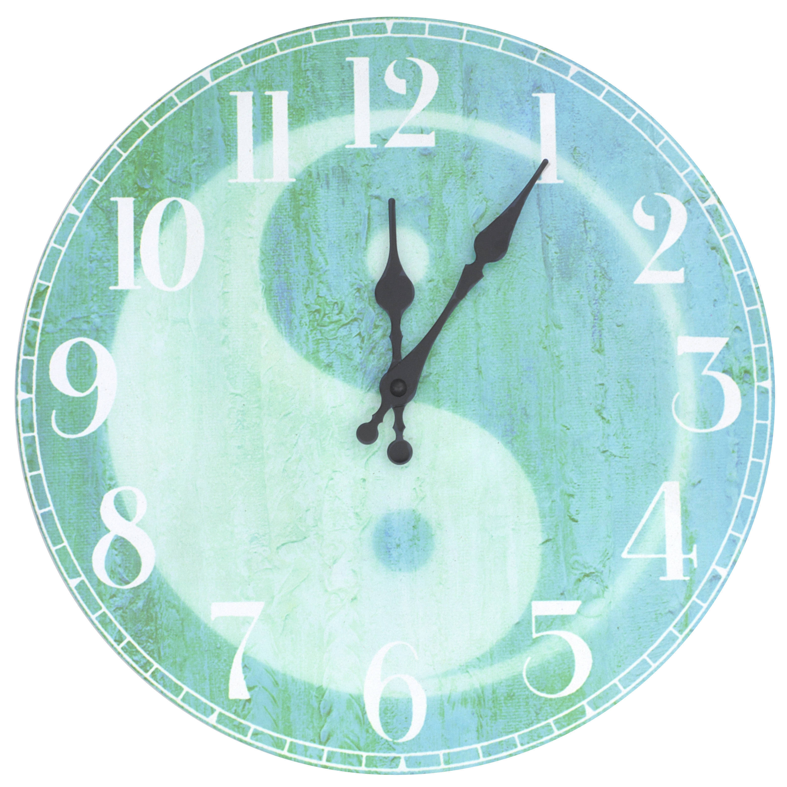 Yin Yang Wall Clock (China) White Letter, Legal eBay