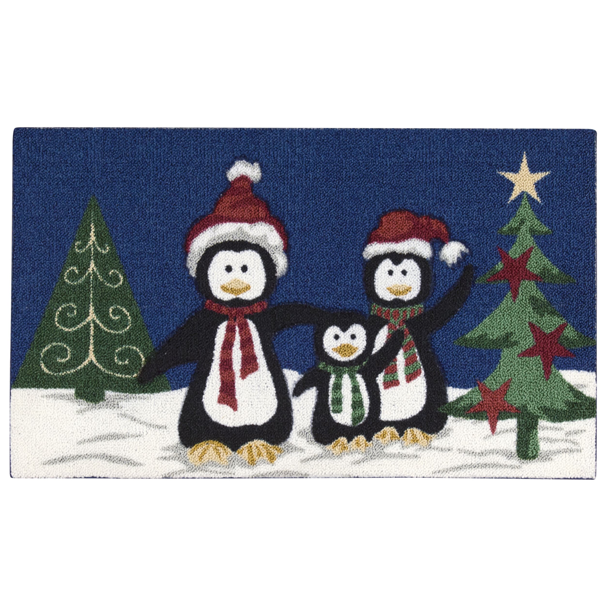 Nourison Enhance Penguins Navy Accent Rug - 1'6" x 2'6"