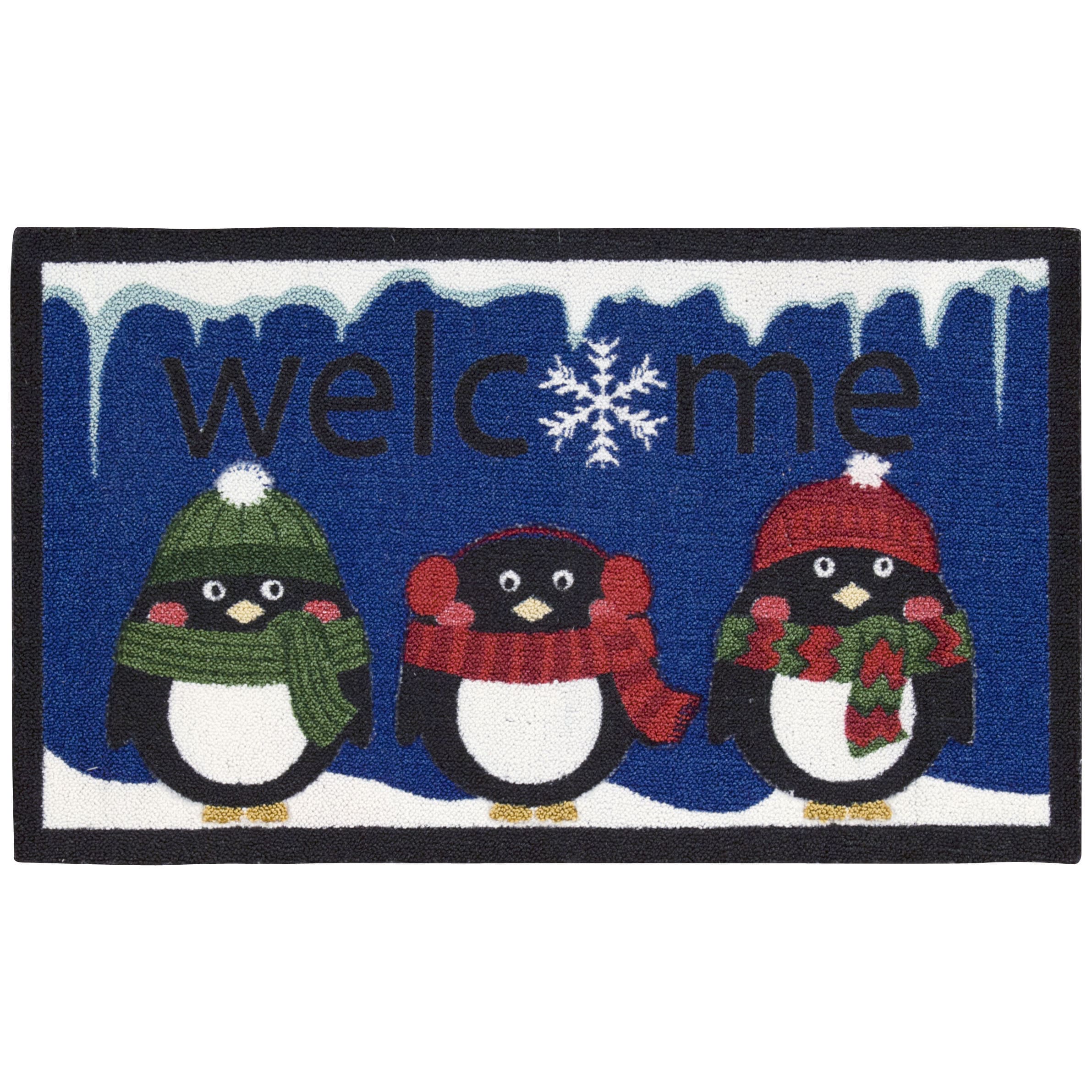 Nourison Enhance Penguins Navy Accent Rug - 1'8" x 2'9"