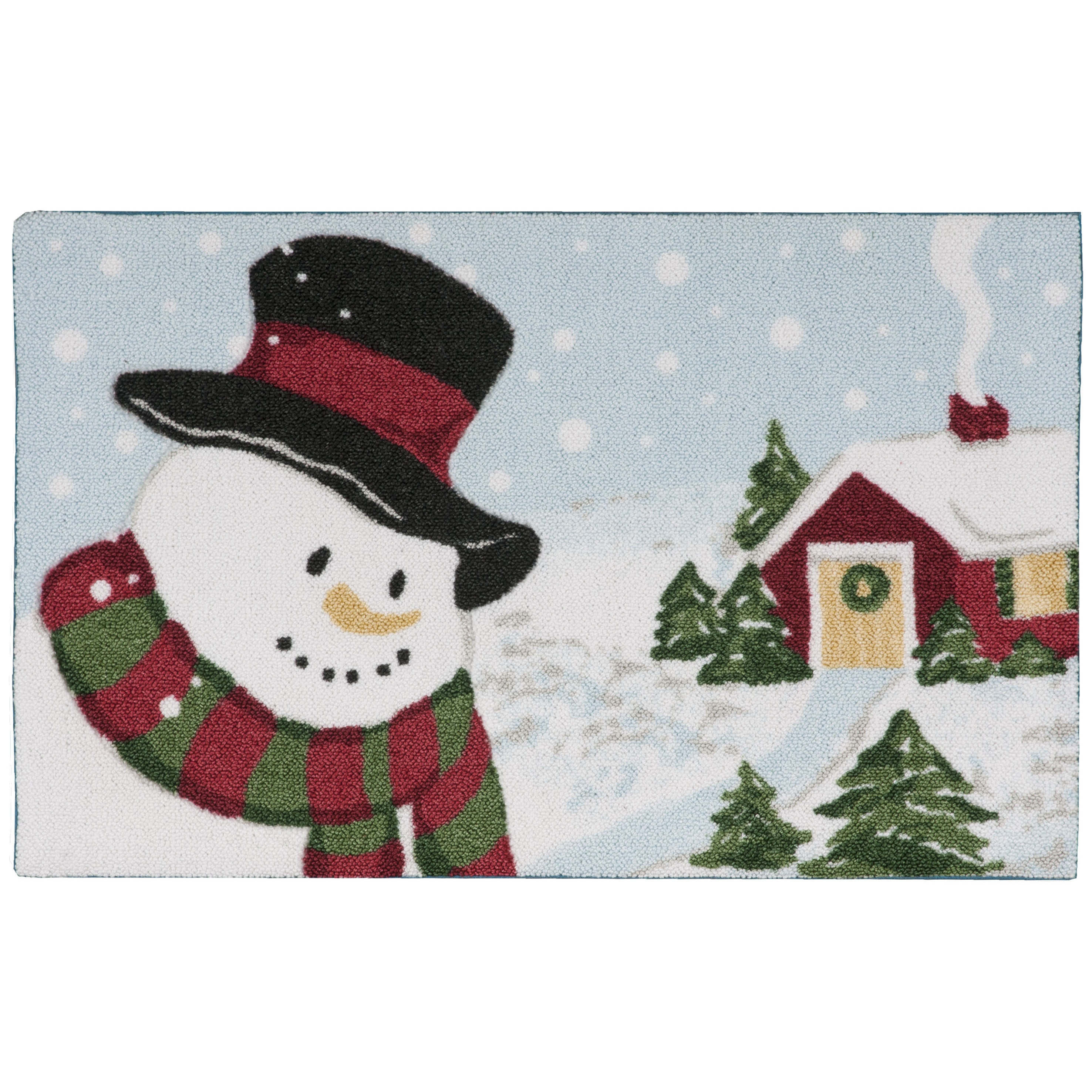 Once Upon a Christmas Light Blue Accent Rug (1'8 x 2'8) by Nourison - 1'8" x 2'8"